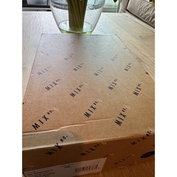 Mix No. 6 Womens Nude Patent Pointed Toe Heels With Clear Stiletto Heel - Picture 10 of 10